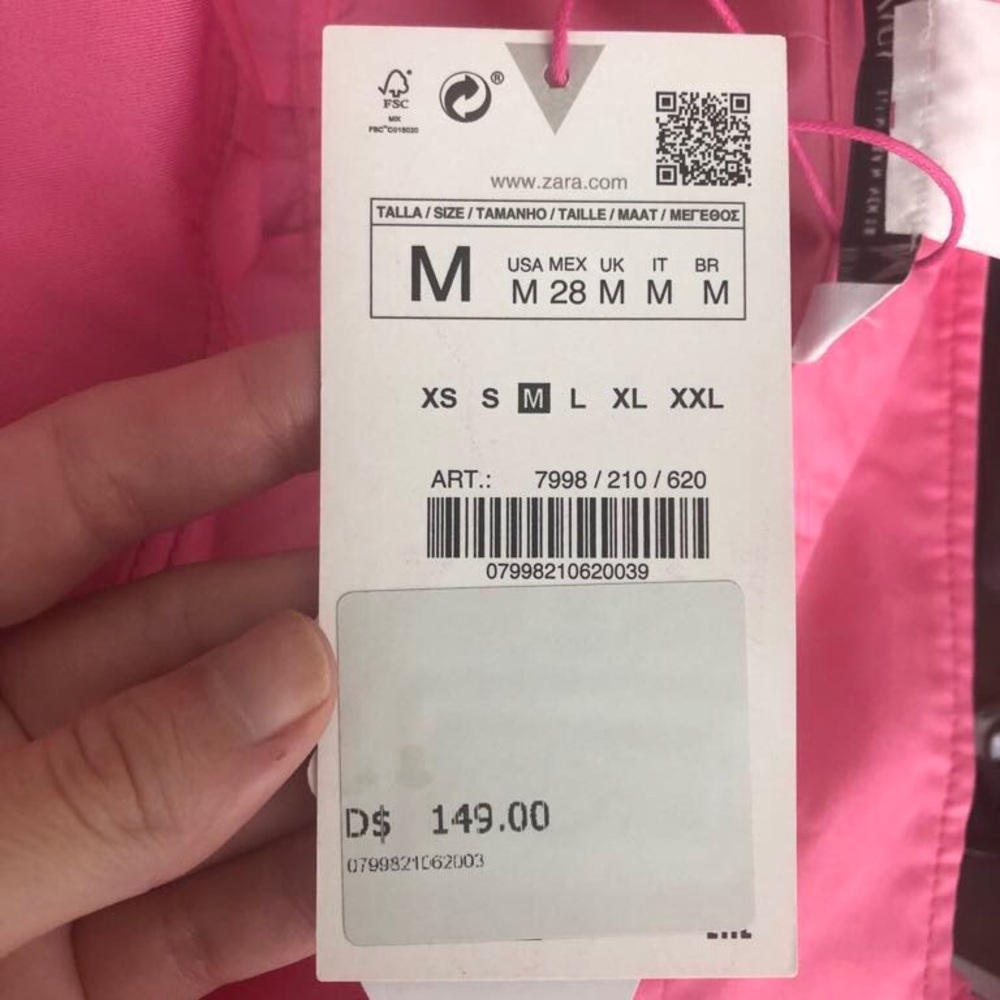 Zara Vibrant Pink Barbie Shirt